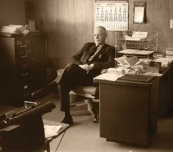Oscar Larson, founder of Larson Manufacturing